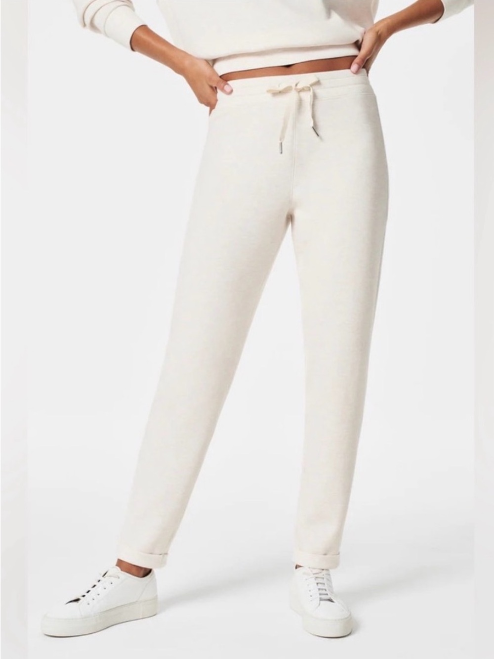 SPANX Air Essentials Oatmeal Heather Tapered Jogger Pant 50240R